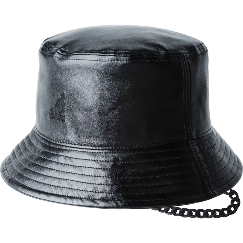 Chain Faux Leather Bucket sold by Kangol
