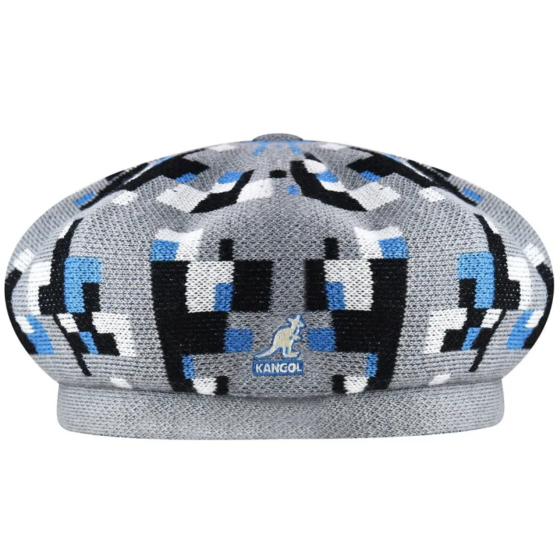 Pixelated Plaid Beret sold by Kangol
