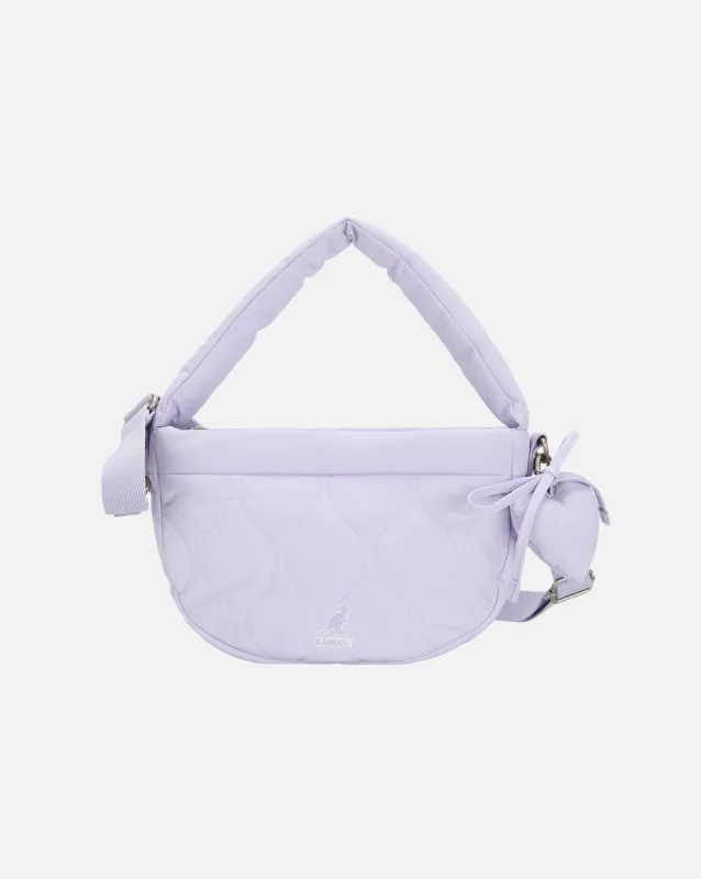 Quilted Round Cross Bag sold by Kangol