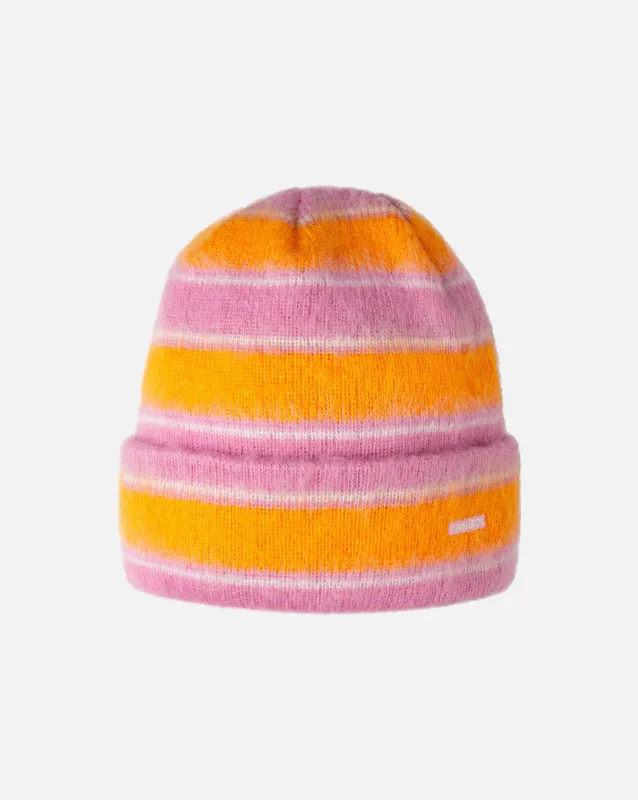 Fuzzy Stripe Beanie sold by Kangol