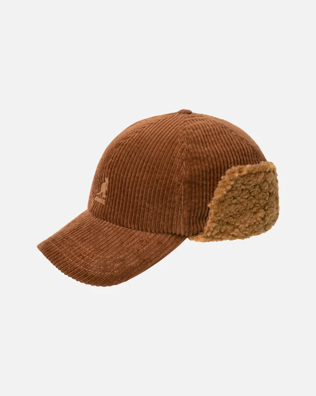 Cozy Cord Earflap Baseball sold by Kangol