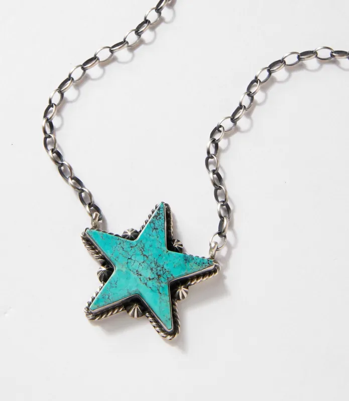 Turquoise Star Necklace sold by Karen Kane