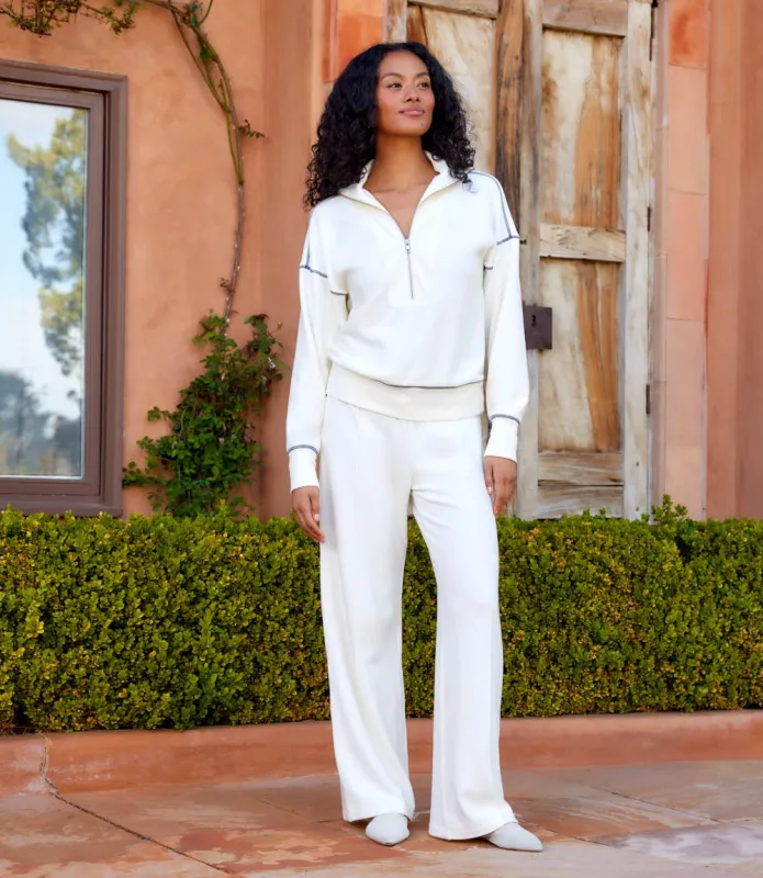 Drawstring Pintuck Sweatpants sold by Karen Kane