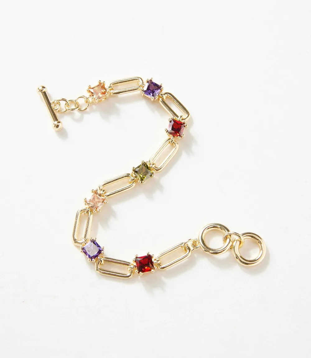 Multicolor Gemstone Bracelet sold by Karen Kane product image thumbnail 2