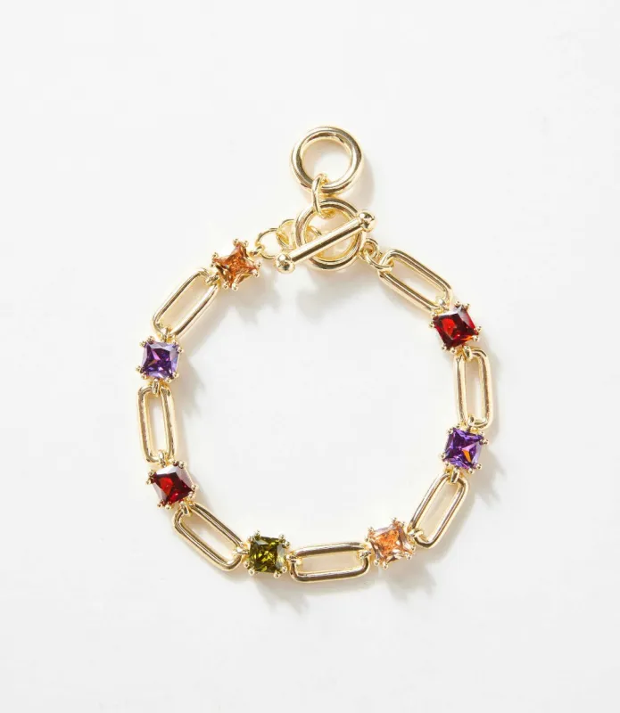 Multicolor Gemstone Bracelet made by Karen Kane