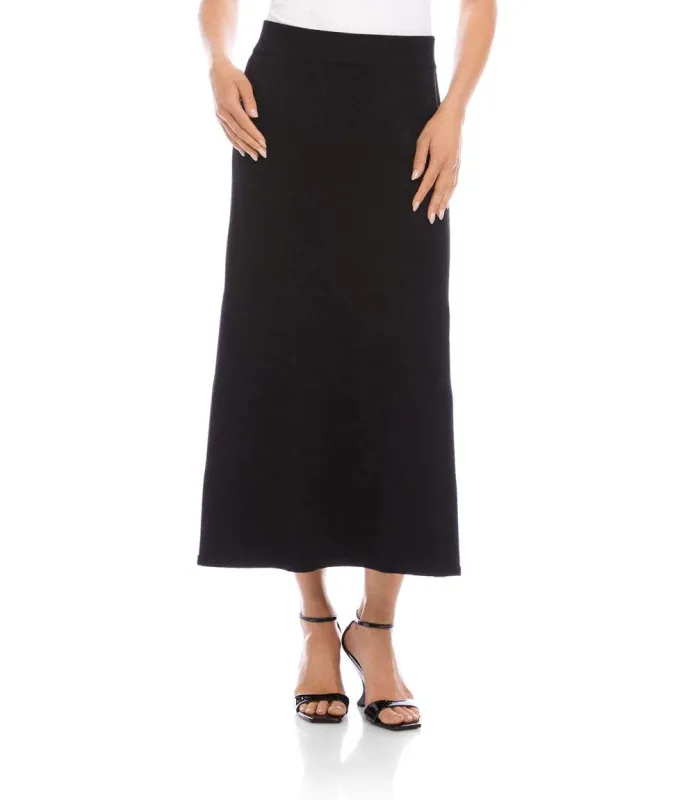 Sweater Knit Midi Skirt made by Karen Kane