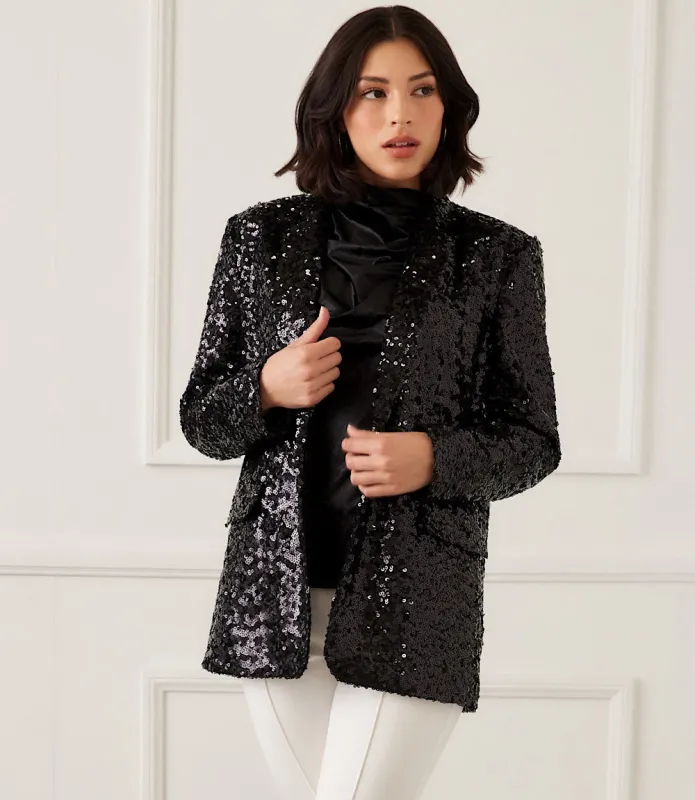 Sequin Blazer sold by Karen Kane