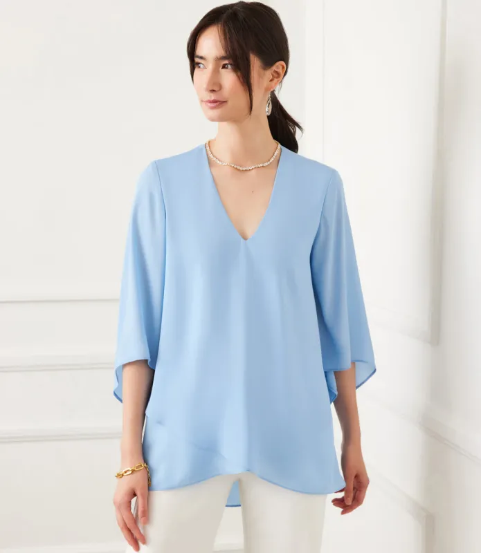 Bracelet Sleeve Asymmetric Top sold by Karen Kane