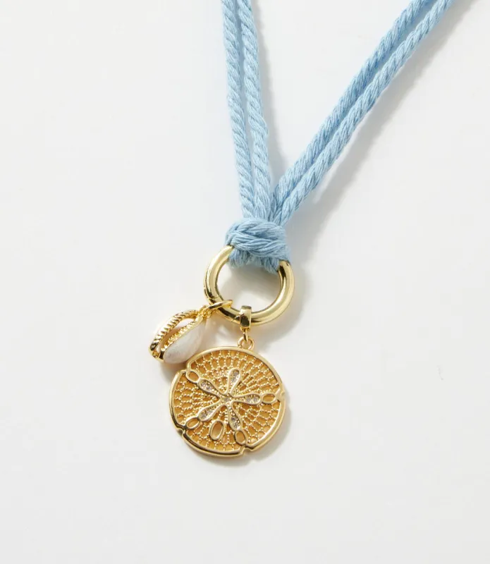 Cowrie Shell And Sand Dollar Cord Necklace sold by Karen Kane