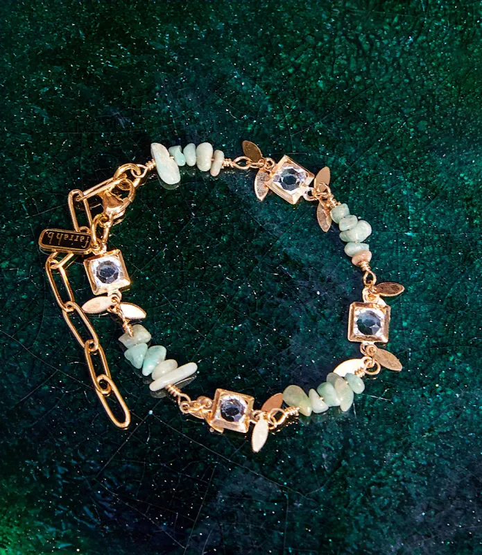 Crystal And Gemstone Bracelet sold by Karen Kane