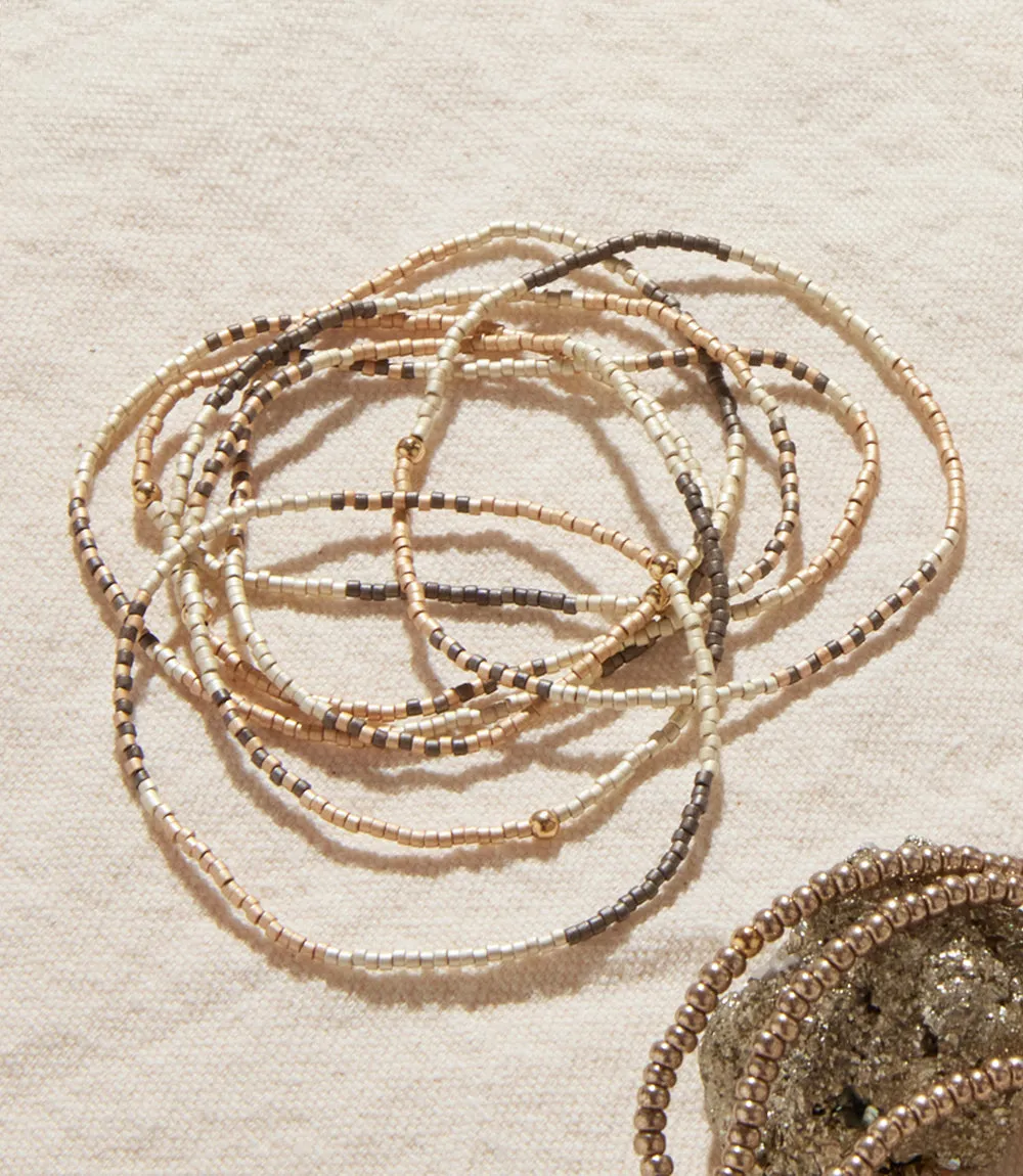 Beaded Bracelets, Stack Of 7 sold by Karen Kane product image thumbnail 5