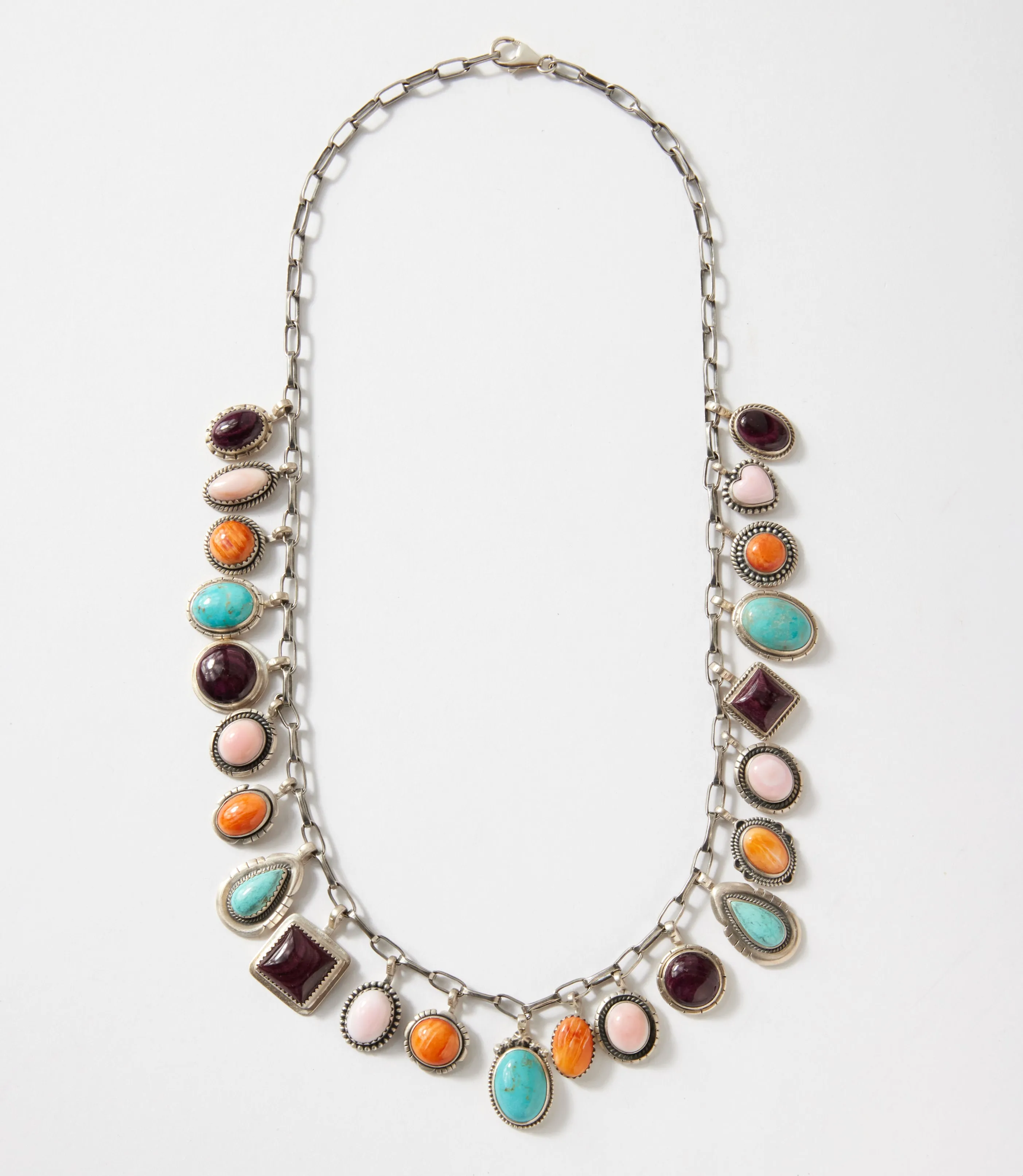 Dangling Turquoise, Spiny Oyster, and Pink Conch Necklace sold by Karen Kane product image thumbnail 2