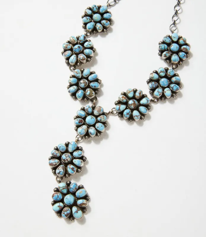Golden Hill Turquoise Cluster Lariat Set sold by Karen Kane