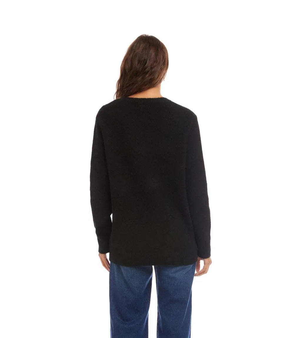 Heart Jacquard Sweater sold by Karen Kane product image thumbnail 5