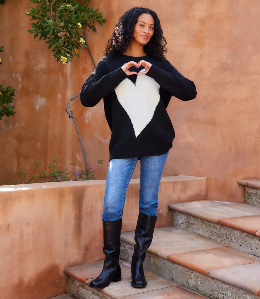 Heart Jacquard Sweater sold by Karen Kane product image thumbnail 3