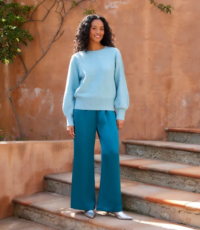 Sequin Crewneck Sweater sold by Karen Kane