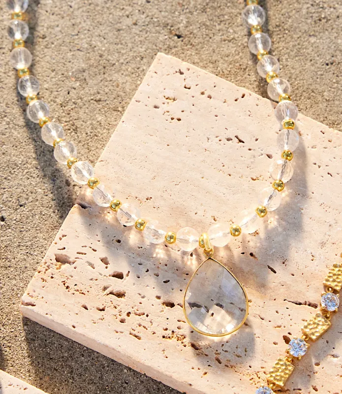 Crystal Pendant Necklace sold by Karen Kane