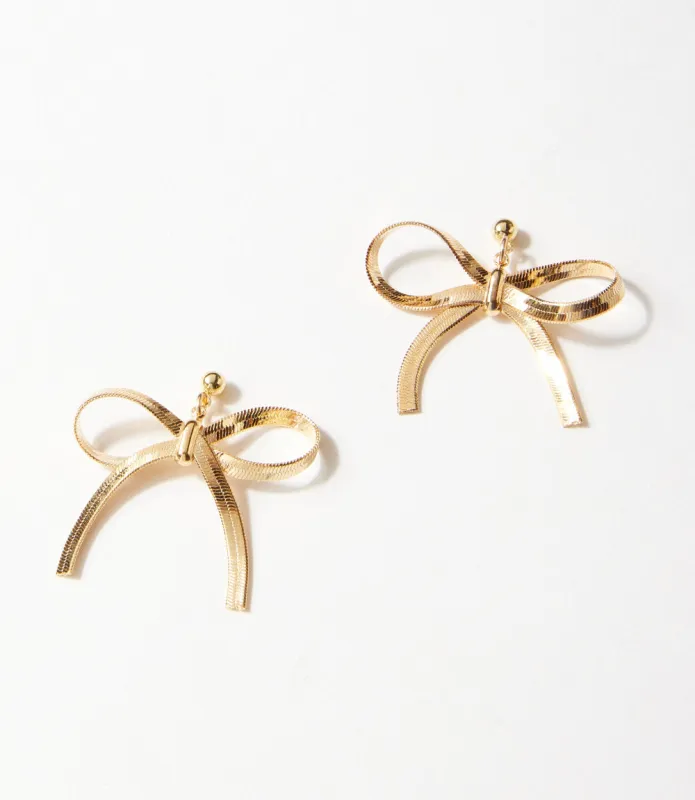 Bow Charm Earrings sold by Karen Kane