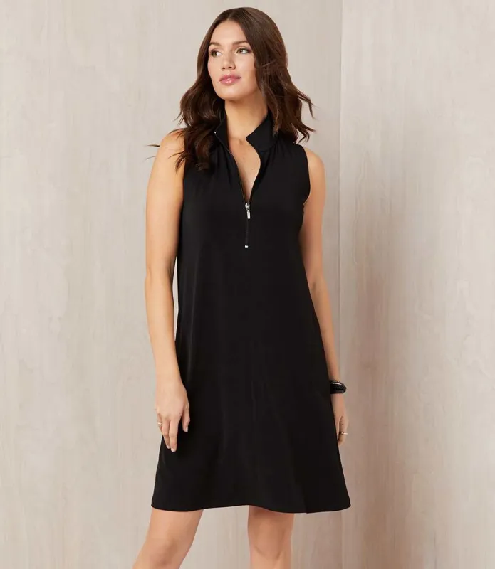 Petite Size Sleeveless Zip-Up Travel Dress sold by Karen Kane