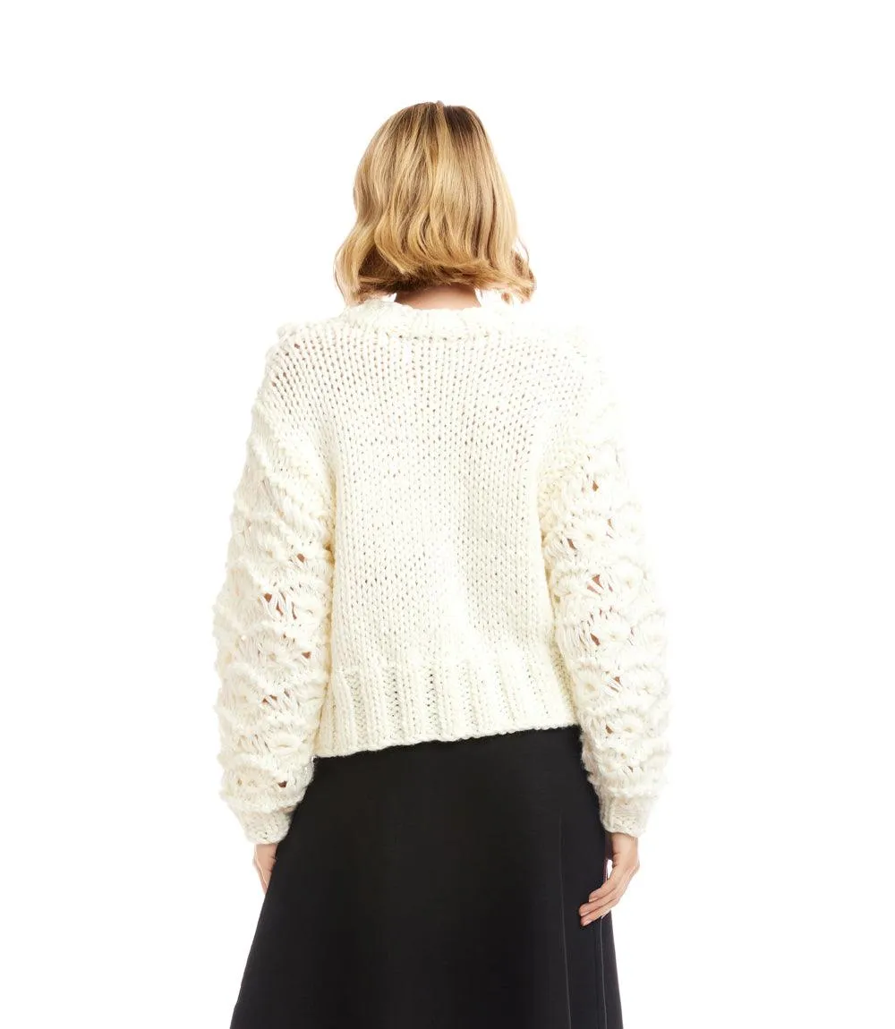 Hand Knit Crewneck Sweater sold by Karen Kane product image thumbnail 5