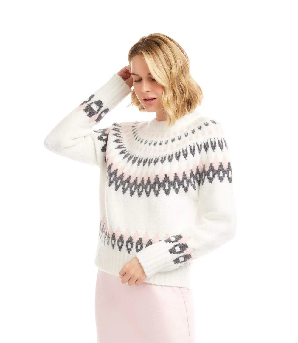 Petite Size Jacquard Crewneck Sweater sold by Karen Kane product image thumbnail 4