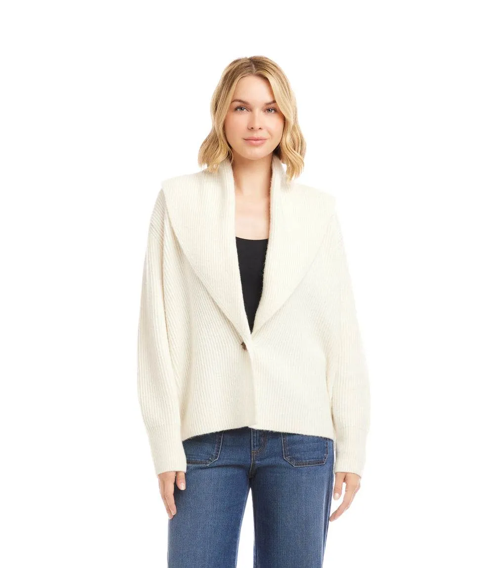Shawl Collar Cardigan Sweater sold by Karen Kane product image thumbnail 3