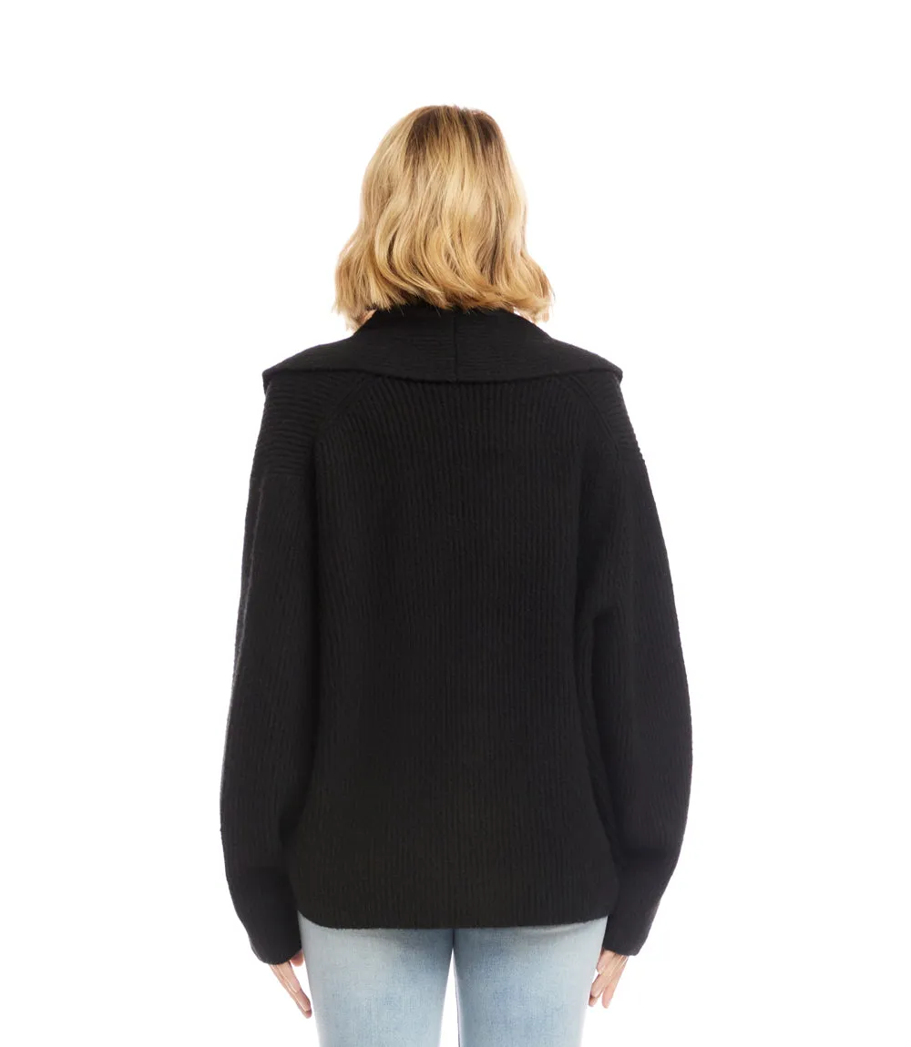 Shawl Collar Cardigan Sweater sold by Karen Kane product image thumbnail 4