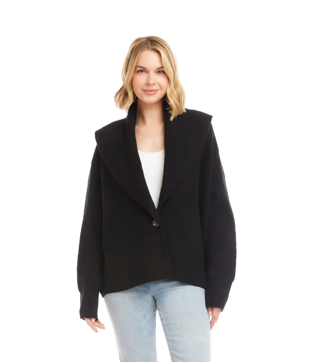 Shawl Collar Cardigan Sweater sold by Karen Kane product image thumbnail 2