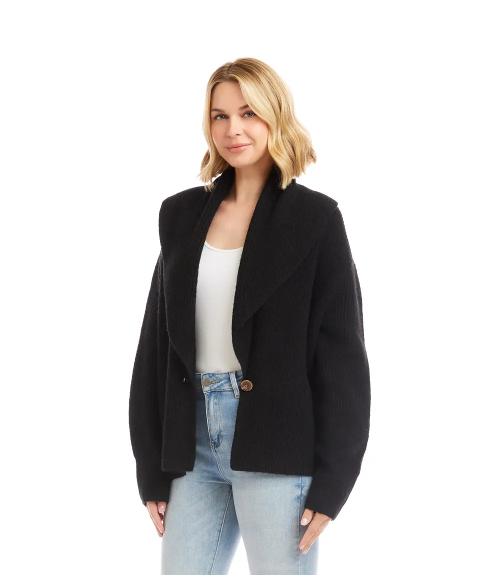 Shawl Collar Cardigan Sweater sold by Karen Kane product image thumbnail 3