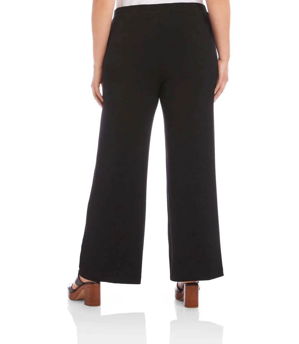 Plus Size Travel Jersey Wide-Leg Pants sold by Karen Kane product image thumbnail 3
