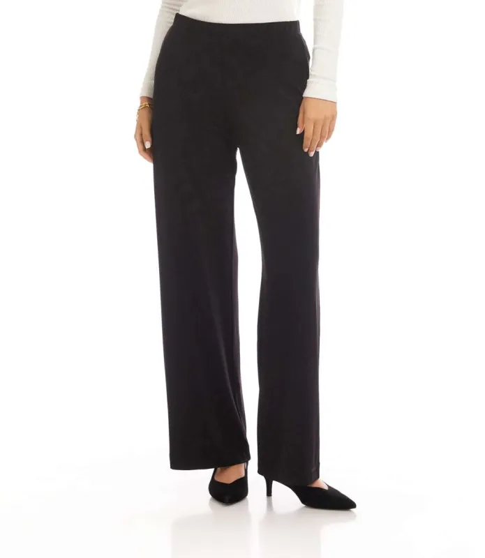 Petite Size Travel Jersey Wide-Leg Pants sold by Karen Kane