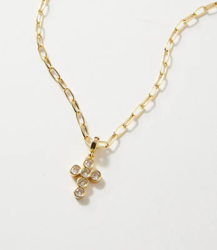 Cross Crystal Necklace sold by Karen Kane