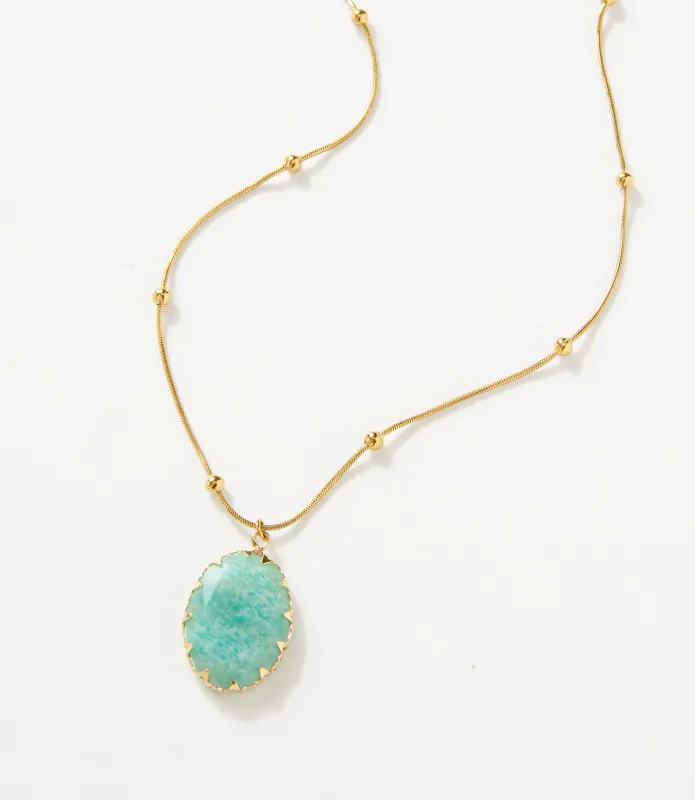 Amazonite Pendant Necklace sold by Karen Kane