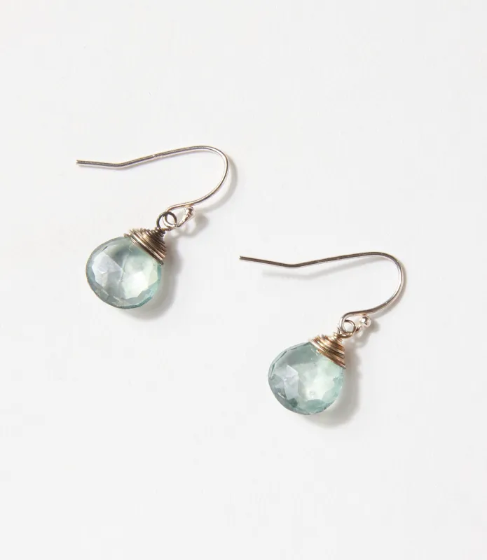 Blue Quartz Earrings sold by Karen Kane