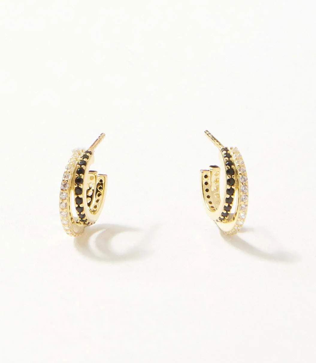 Twin Huggie Earrings sold by Karen Kane product image thumbnail 2