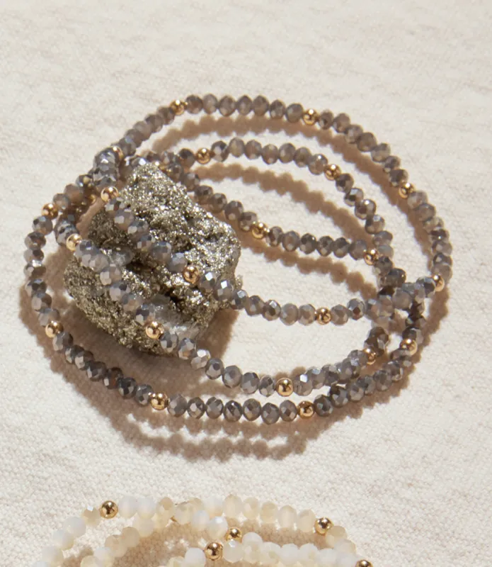 Beaded Crystal Bracelets, Set Of 3 sold by Karen Kane