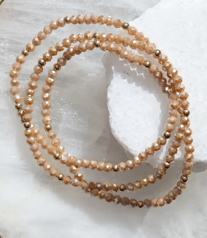 Beaded Crystal Bracelets, Set Of 3 sold by Karen Kane