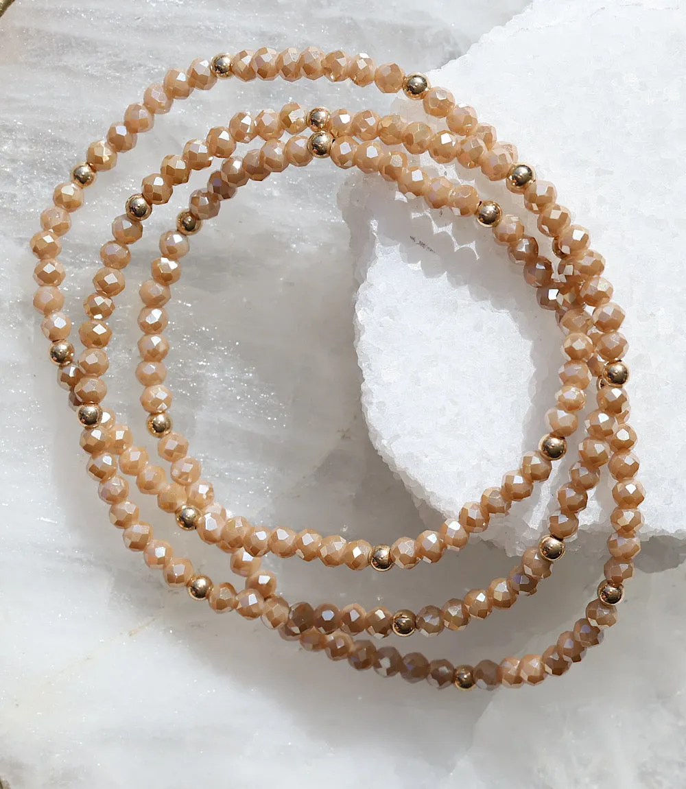 Beaded Crystal Bracelets, Set Of 3 sold by Karen Kane