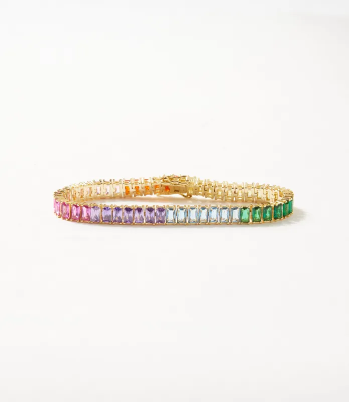 Prismatic Tennis Bracelet sold by Karen Kane