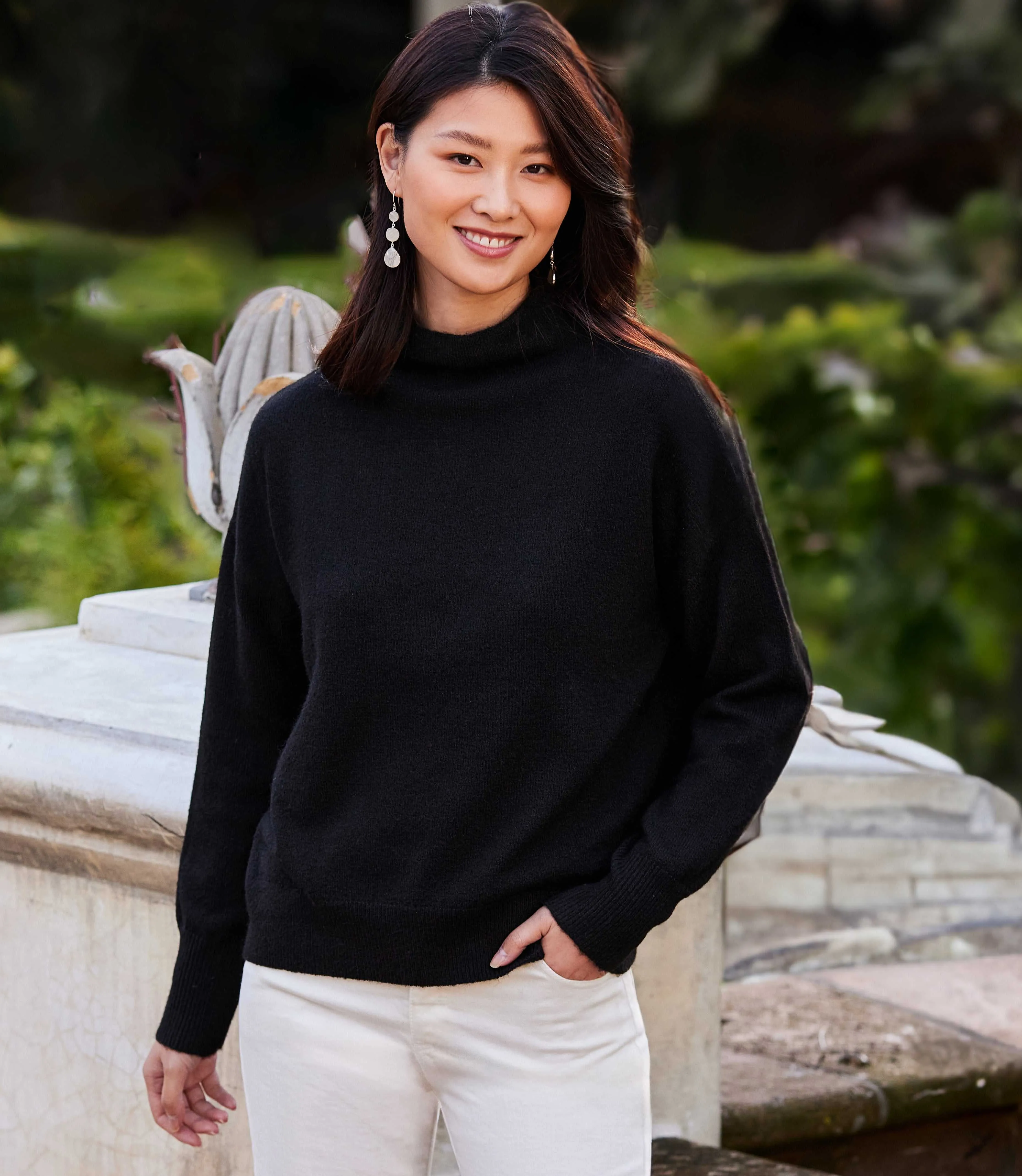 Mock Neck Sweater sold by Karen Kane