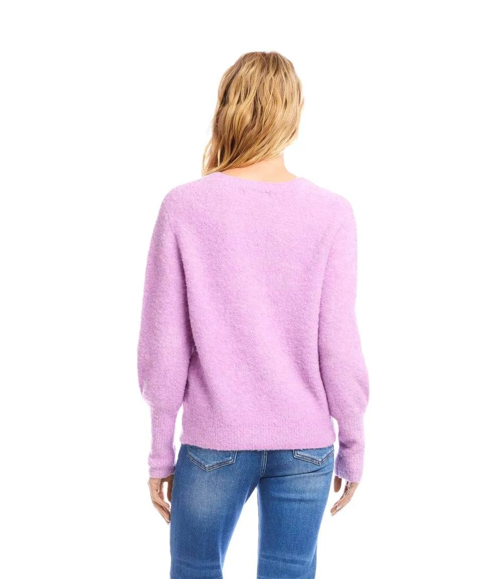 Boucle Blouson Sleeve Sweater sold by Karen Kane product image thumbnail 5