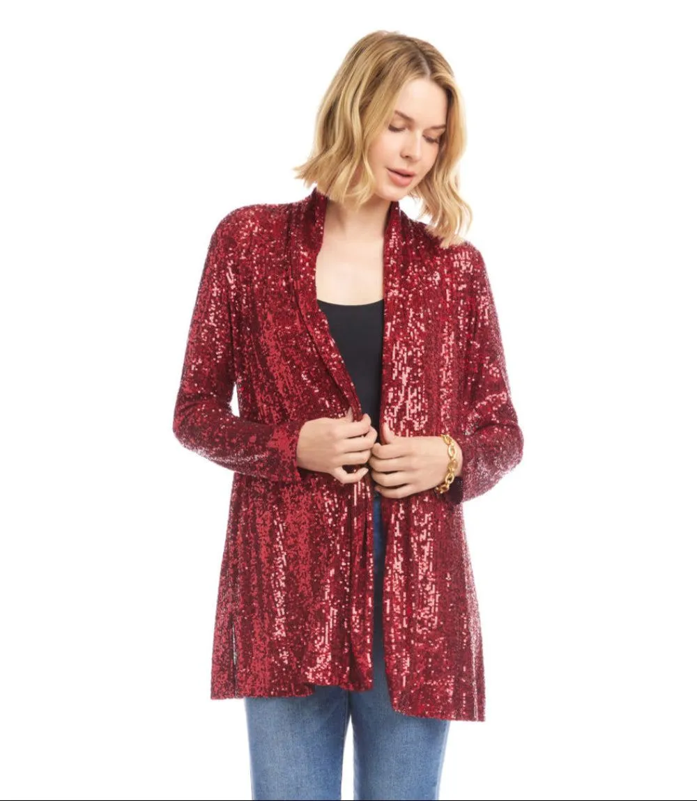 Sequin Duster sold by Karen Kane product image thumbnail 3