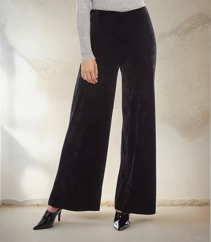 Crushed Velvet Pants made by Karen Kane