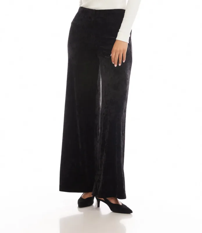 Petite Size Crushed Velvet Pants made by Karen Kane