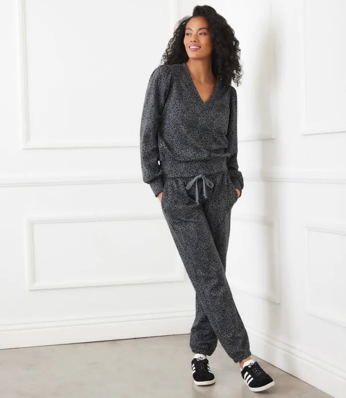 Animal Print Sweatpants sold by Karen Kane