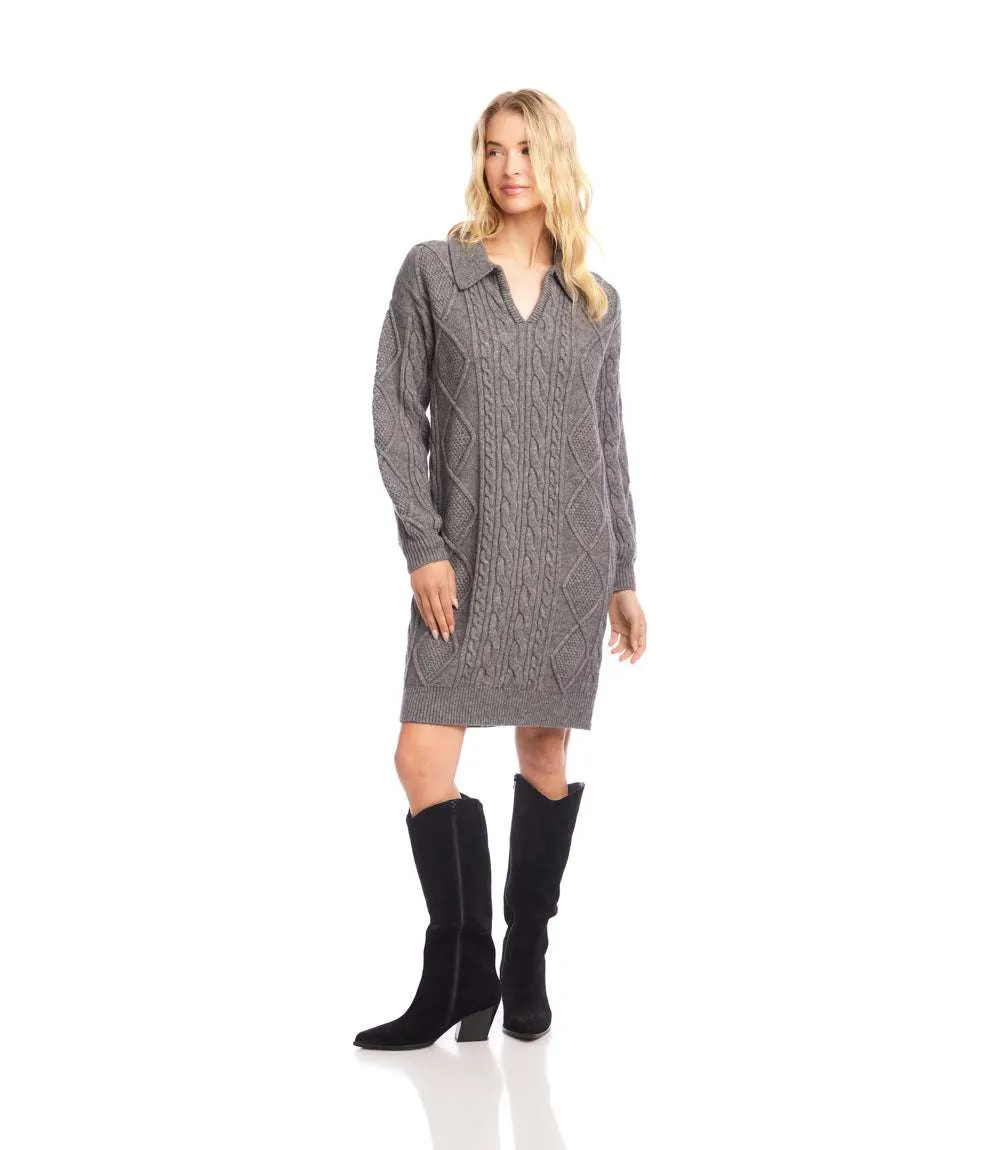 Cable Knit Sweater Dress sold by Karen Kane product image thumbnail 3