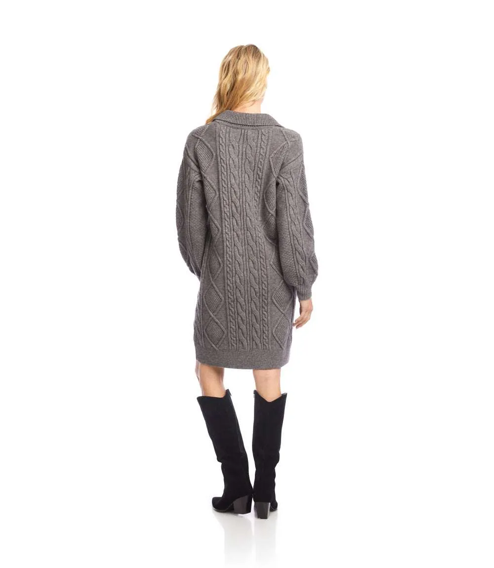 Cable Knit Sweater Dress sold by Karen Kane product image thumbnail 5