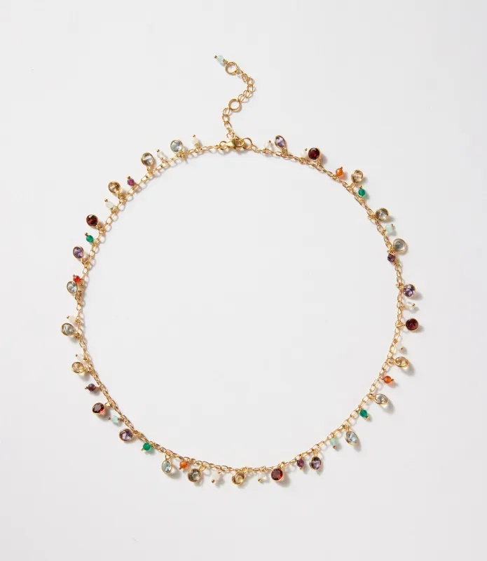 Multi Color Gemstone Necklace sold by Karen Kane