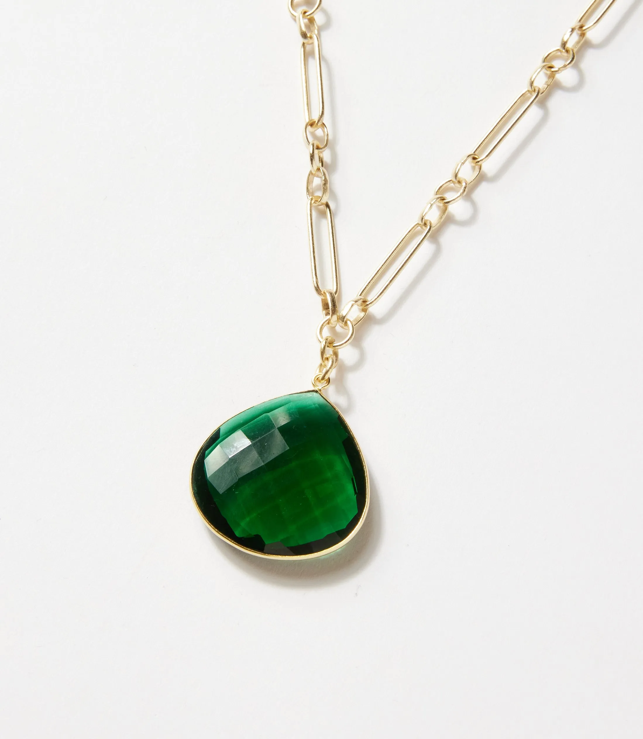 Emerald Quartz Pendant Necklace sold by Karen Kane product image thumbnail 2