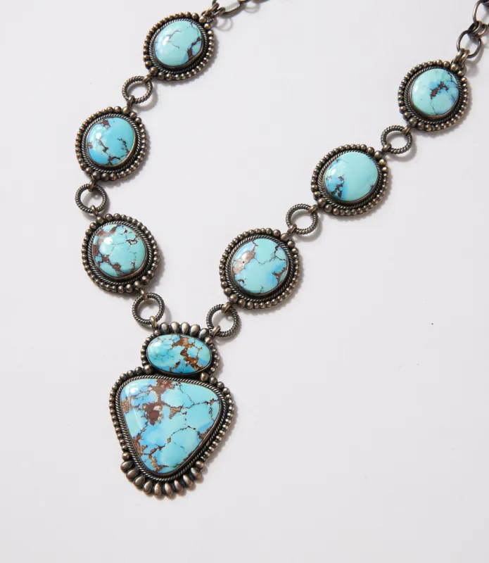Golden Hill Turquoise Station Necklace Set sold by Karen Kane